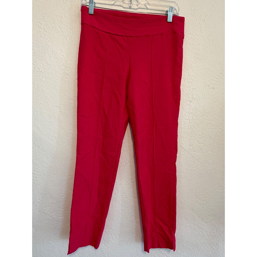 Jules & Leopold Pink Pull On Pintuck Slim Leg Pants ST22748
